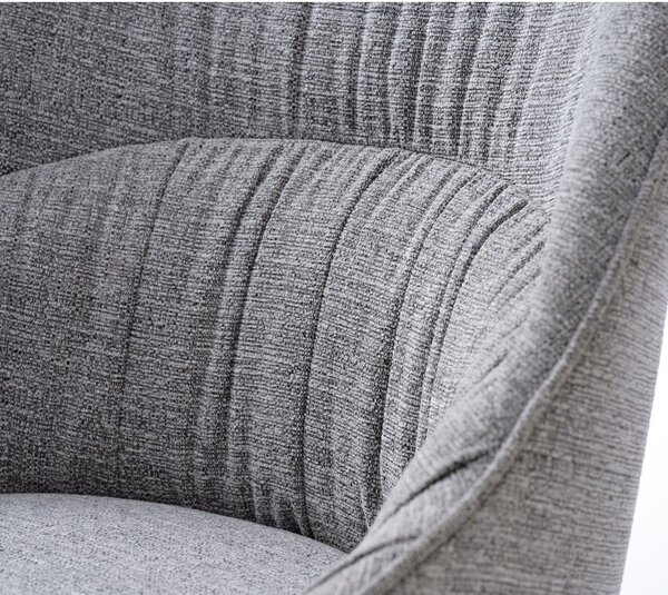 Сиви трапезни столове в комплект от 2 броя Meridian - Unique Furniture