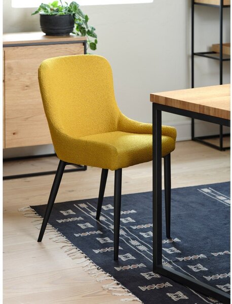 Жълт трапезен стол Ontario - Unique Furniture