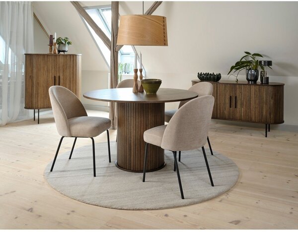 Бежов трапезен стол Creston - Unique Furniture