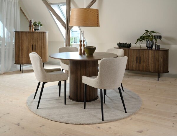 Бял трапезен стол Ontario - Unique Furniture