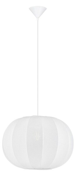Текстилно висящо осветително тяло в матово бял цвят ø 50 cm Delina – Nova Luce