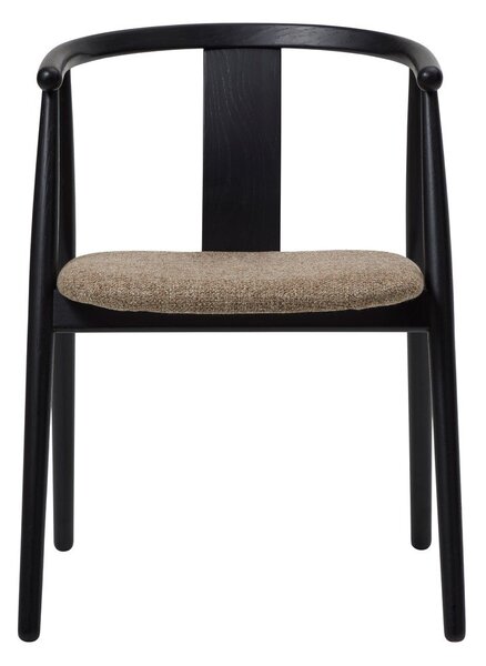 Трапезен стол в черен и бежов цвят Relate – Unique Furniture