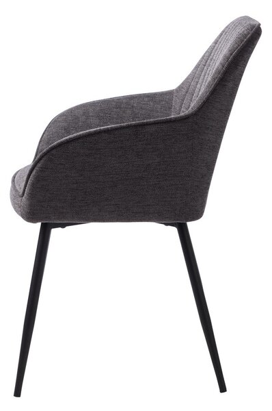 Тъмносив трапезен стол Nolan – Unique Furniture