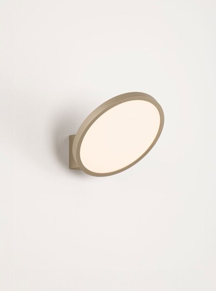 Матово златиста алуминиева LED затъмняваща се стенна лампа Vea – Nova Luce