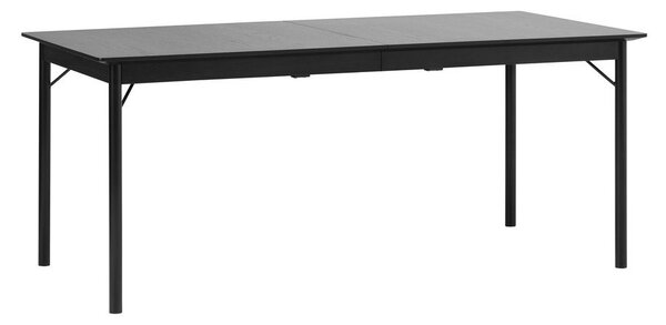 Черна трапезна маса 95x180 cm Savona – Unique Furniture