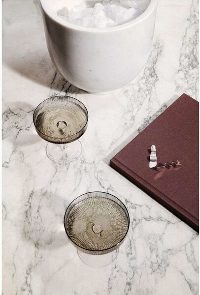 Ferm LIVING - Ripple Champagne Saucers Kомплект of 2 ДимСив ferm LIVING