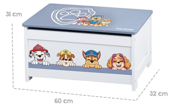 Детска кутия за съхранение 60x32x30 cm Paw Patrol – Roba