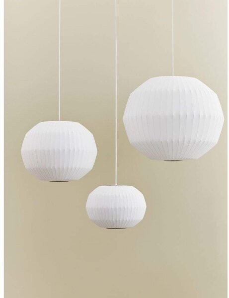 Herman Miller - Nelson Angled Sphere Bubble Висяща Лампа L Off-White Herman Miller