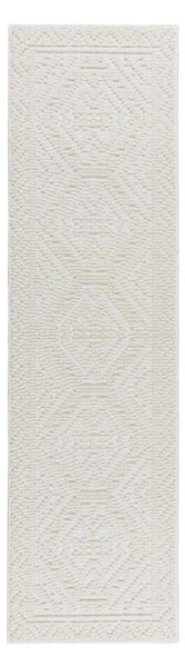 Кремава пътека от шенил подходяща за пране 60x240 cm Jaipur – Flair Rugs