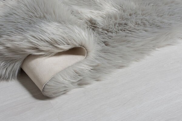 Сив килим , 120 x 170 cm Sheepskin - Flair Rugs