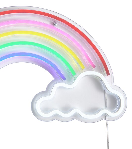 Неонова стенна лампа многоцветна вкл. LED - Rainbow