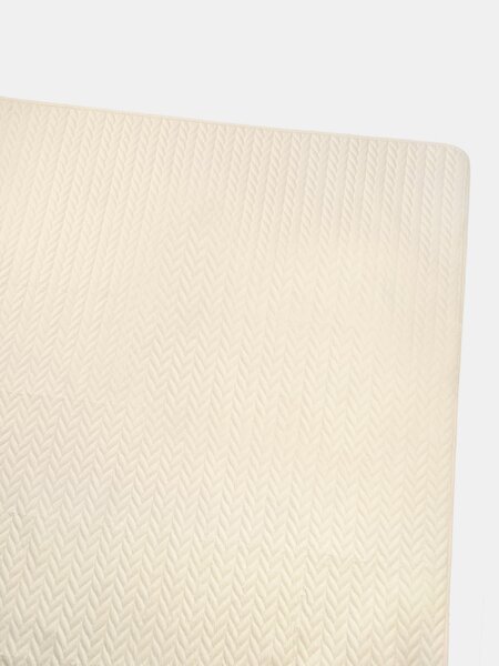Sinsay - Стегнато покривало за легло - кремав