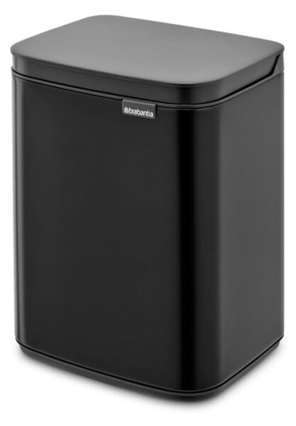 Кош за боклук Brabantia Bo Small 1006622, 4 л, Плавно и безшумно отваряне, Противоплъзгаща основа, Черен