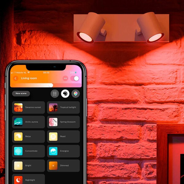 Philips Hue - Argenta Спот Бяло 2 бр. Синьоtooth Бяло/Color Amb. Philips Hue