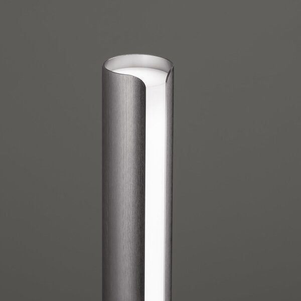 IDEAL LUX LED настолна лампа „Dorica“ от LUX, бронзов цвят, височина 25 см, Затъмняване, Бронзов / античен месинг, Дневна/трапезария, Алуминий, Модерен