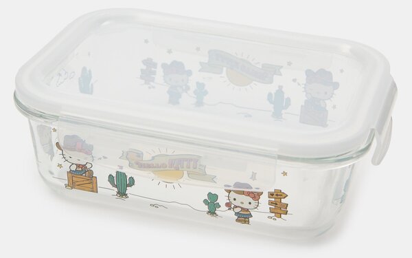 Sinsay - Стъклен съд за храна с капак Hello Kitty - многоцветен