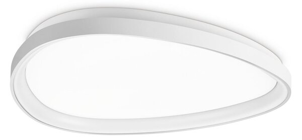 IDEAL LUX LED таванна лампа Gemini, бяла, 61 см, 2700 K, с превключвател, Бял, Дневна/трапезария, Метал, Модерен