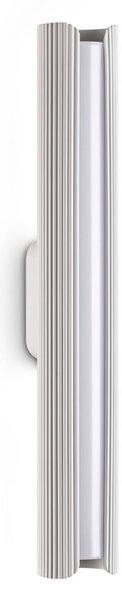 IDEAL LUX Стенен LED светилник Dorica на LUX, бял, височина 30 см, метал, Бял, Дневна/трапезария, Алуминий, Модерен