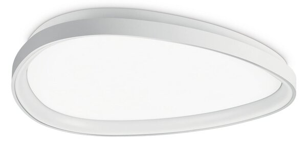 IDEAL LUX LED таванна лампа Gemini, бяла, 61 см, 4000 K, с превключвател, Бял, Дневна/трапезария, Метал, Модерен