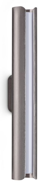 IDEAL LUX Стенен LED светилник Dorica, бронзов, височина 30 см, метал, Бронзов / античен месинг, Дневна/трапезария, Алуминий, Модерен