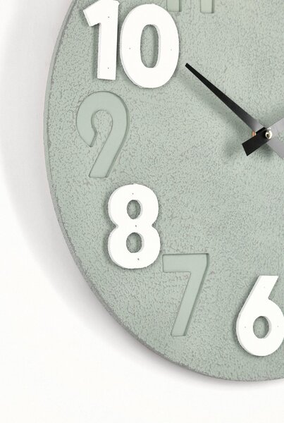 Bizzotto Timing стенен часовник сиво-зелен ø40