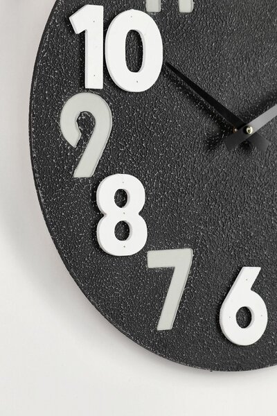 Bizzotto Timing стенен часовник черен ø40