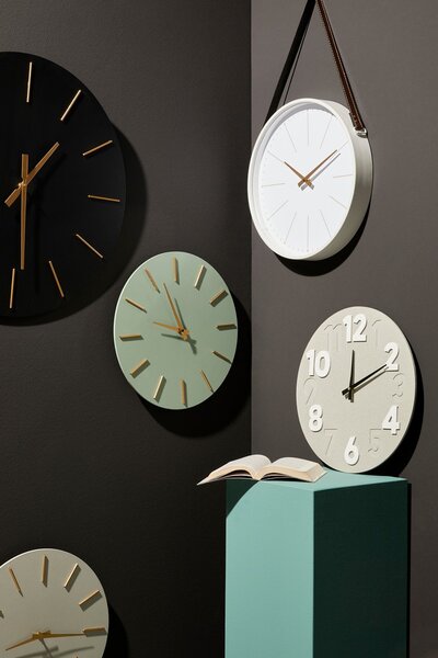 Bizzotto Timely стенен часовник таупе 40x66