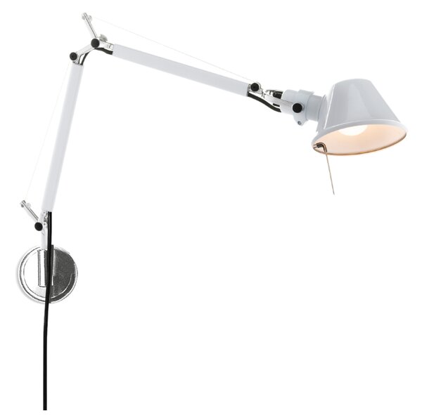 Artemide - Tolomeo Micro Parete Стенна Лампа Бяло Artemide