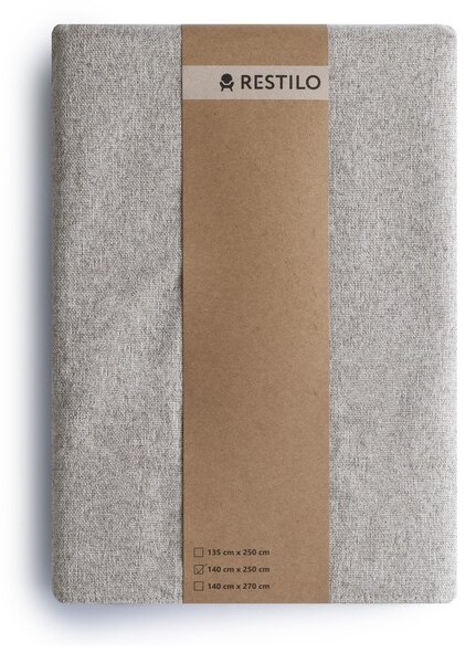 Кафяво-сиво затъмняващо перде 140x250 cm Corita – Restilo