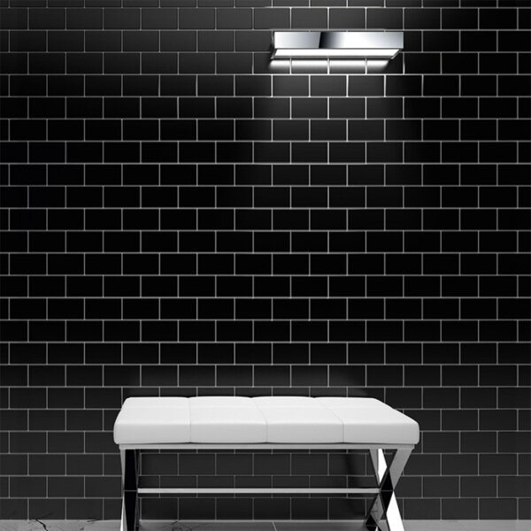 LED стенен осветител за баня LED/9W/230V 40 cm IP44 лъскав хром
