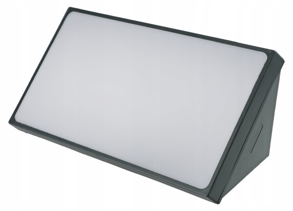 LED Външно стенно осветително тяло със сензор LED/20W/230V IP65 сиво