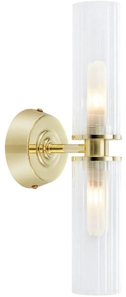 Markslöjd 109236 - Стенна лампа за баня RIMINI 2xG9/20W/230V IP44 месинг