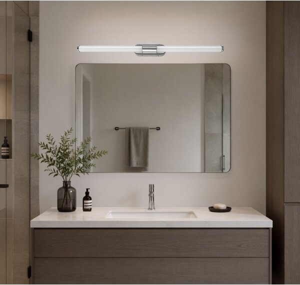 Rabalux 75095-LED Осветление за огледало за баня TENEBRA 8W/230V IP44 60 cm лъскав хром