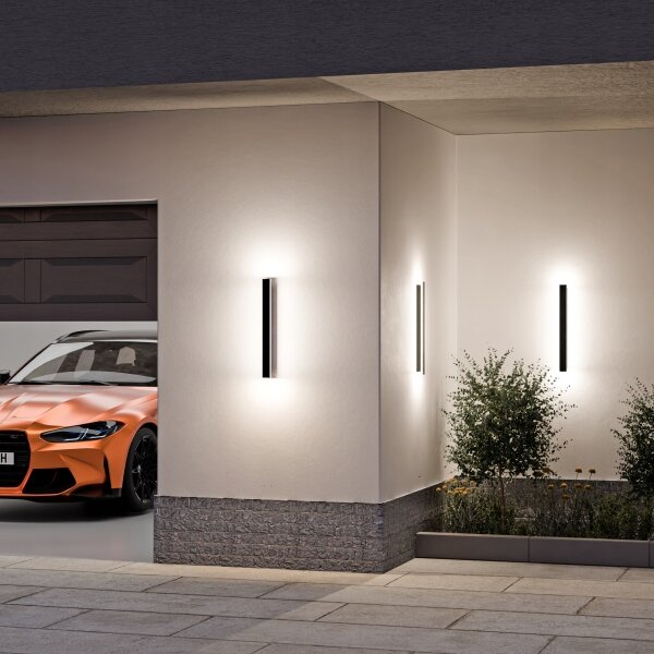 LED Външно стенно осветително тяло LED/18W/230V 60 см IP65 черно