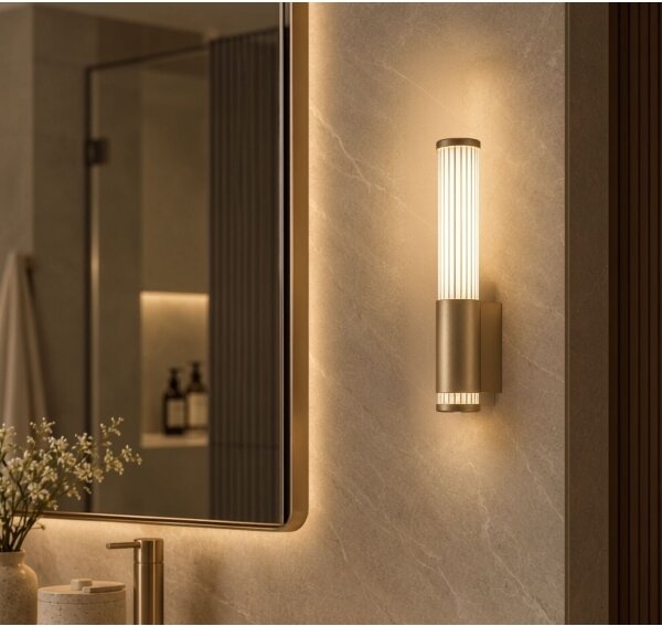 Rabalux 75106 - LED стенен аплик за баня CALYN LED/6W/230V IP44 златист