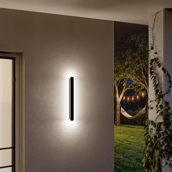 LED Външно стенно осветително тяло LED/18W/230V 60 см IP65 черно