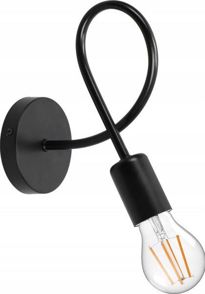 Настенна лампа 1xE27/20W/230V черна