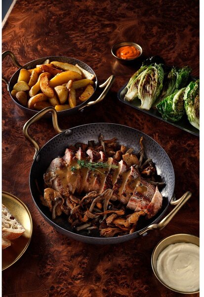 Z terazza чиния за сервиране в сребрист цвят ø 24 cm Serve – BonBistro