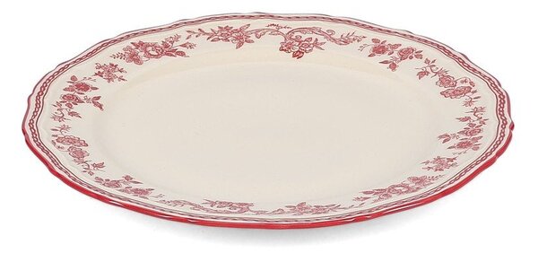Бордо/в цвят слонова кост десертна порцеланова чиния ø 21,5 cm Cyril – S|P Collection