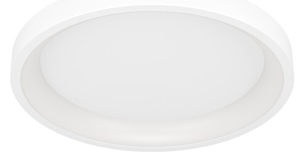 EGLO connect Smart-LED таванна лампа Loretello-Z, кръгла, бяла, Затъмняване, Бял, Дневна/трапезария, Метал, Модерен