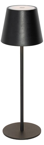 Настолна лампа черна с димер и акумулаторна LED IP54 - Murdock