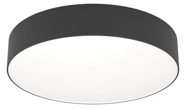 EGLO connect Smart LED таванна лампа Gallizzi-Z, черна, Ø39cm, Затъмняване, Черен, Дневна/трапезария, Пластмаса, Модерен