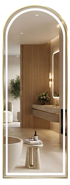 Огледало LED Orbit 50x160cm Brush Gold
