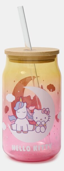 Sinsay - Чаша за многократна употреба със сламка Hello Kitty - многоцветен