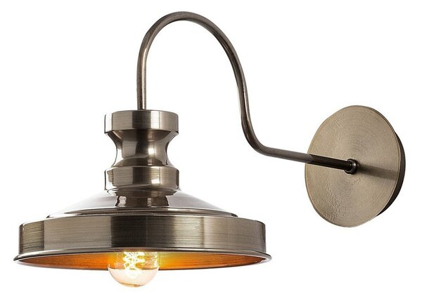 Стенна лампа в месингов цвят ø 22 cm Kiruna – Opviq lights