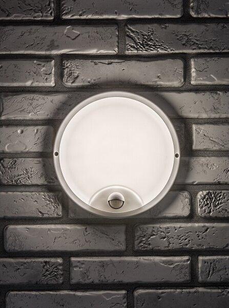 Rabalux 77214 - LED външно осветително тяло за стена с сензор LONATO LED/18W/230V IP65 бяло