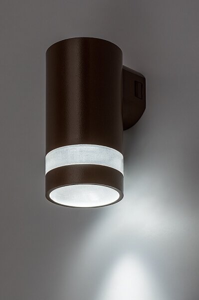 Rabalux 77211 - LED външно стенен осветител URFA LINE LED/9W/230V IP65 кафяв