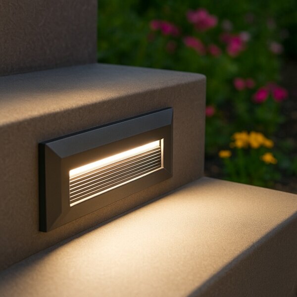 Rabalux 77189 - LED външно стенно осветително тяло KAVALA LED/6W/230V IP65 черно
