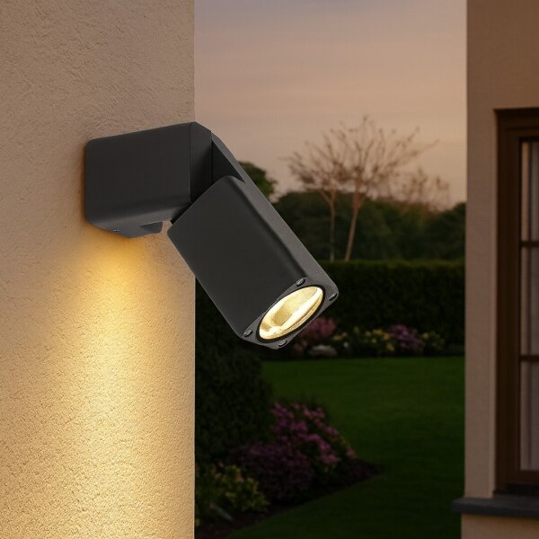 Rabalux 77193 - Външно стенно осветително тяло GORDES 1xGU10/15W/230V IP65