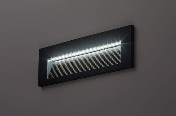 Rabalux 77190 - LED външно стенно осветително тяло KAVALA LED/6W/230V IP65 черно